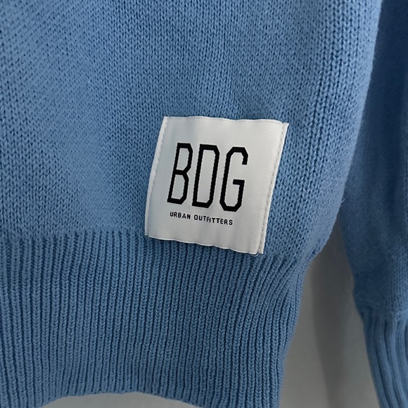 BDG Rena Colorblock Collared Rugby Polo Sweater sz S - Picture 2 of 5